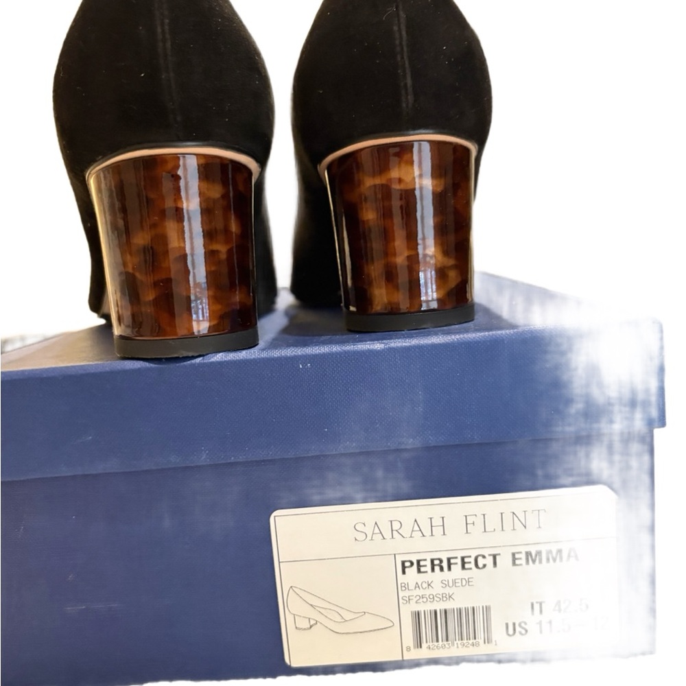 Sarah Flint Black Suede Women's Shoes - Like New Only Worn Once.